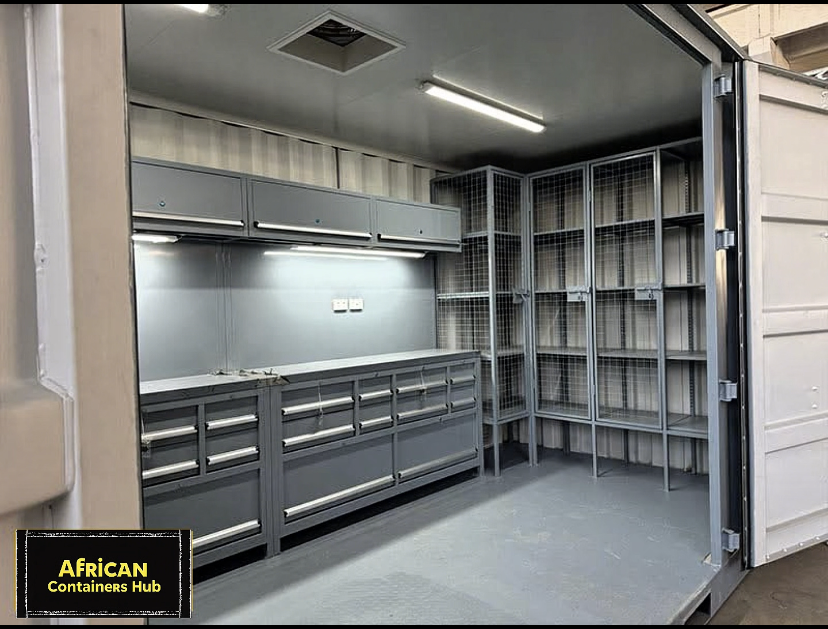 The Trade Container – 6m Mobile Workshop