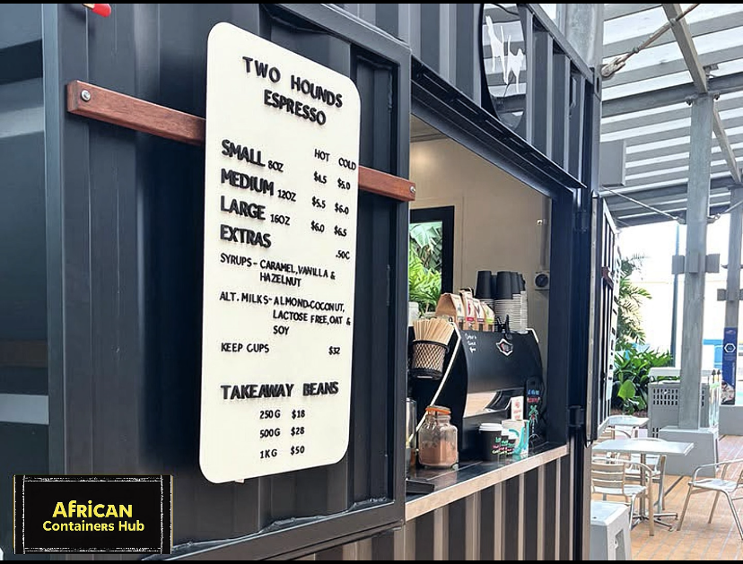 The Espresso Cube – 3m Container Coffee Kiosk