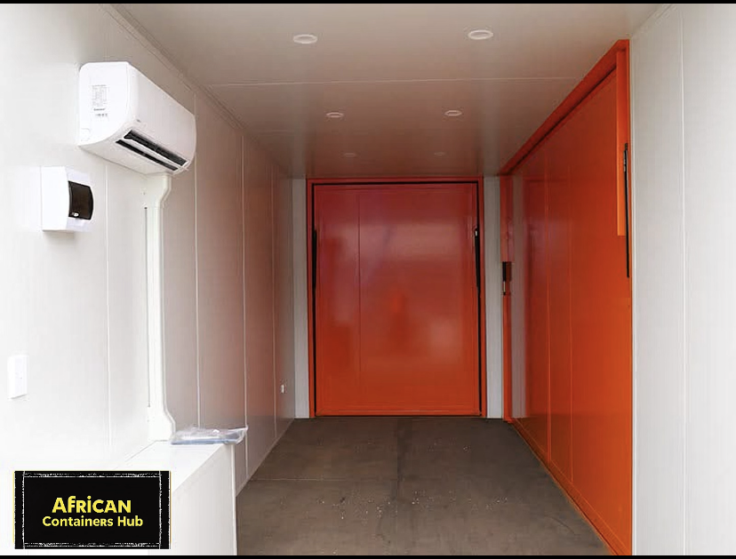 20ft Container – Colourbond Orange Finish