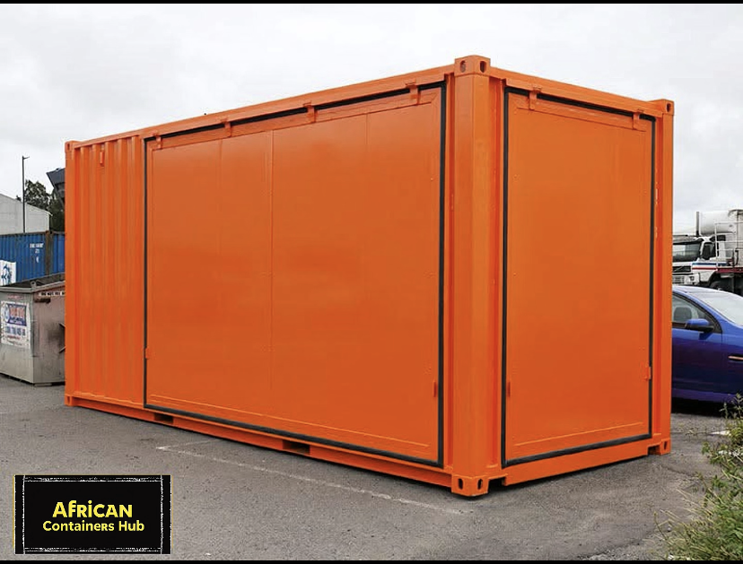 20ft Container – Colourbond Orange Finish