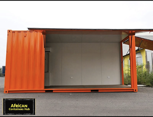 20ft Container – Colourbond Orange Finish