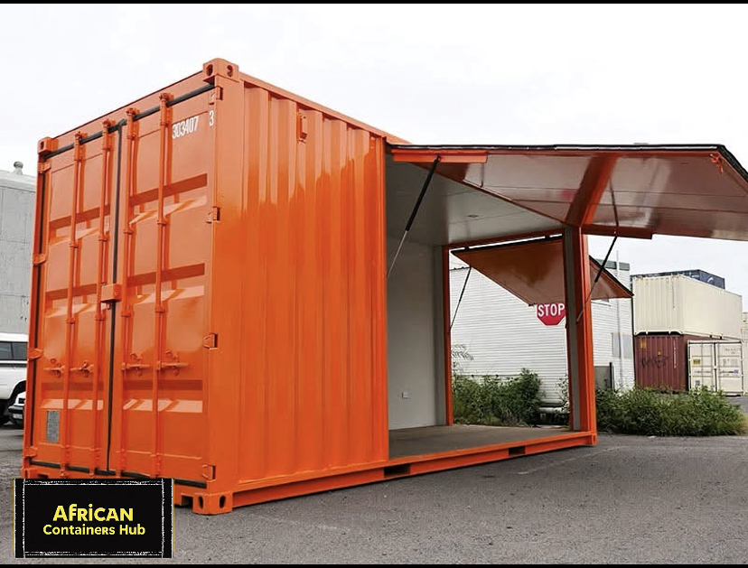 20ft Container – Colourbond Orange Finish