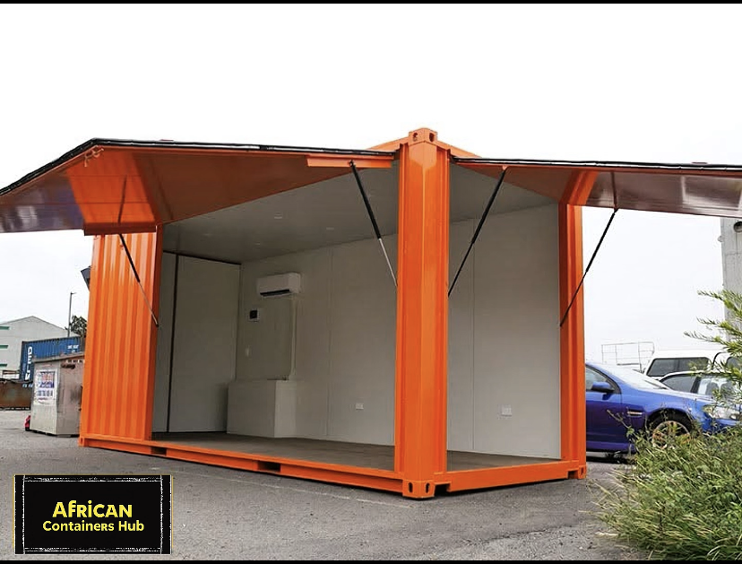 20ft Container – Colourbond Orange Finish — view 4