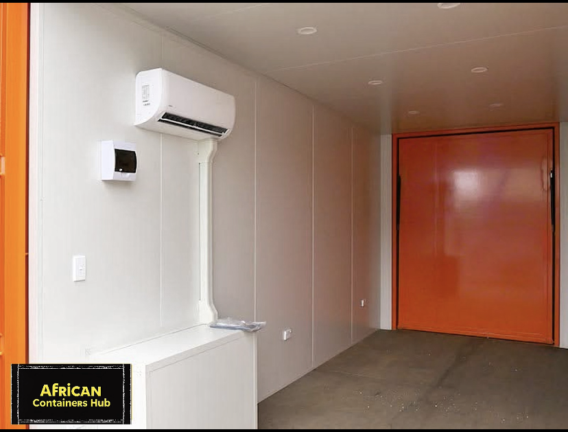 20ft Container – Colourbond Orange Finish