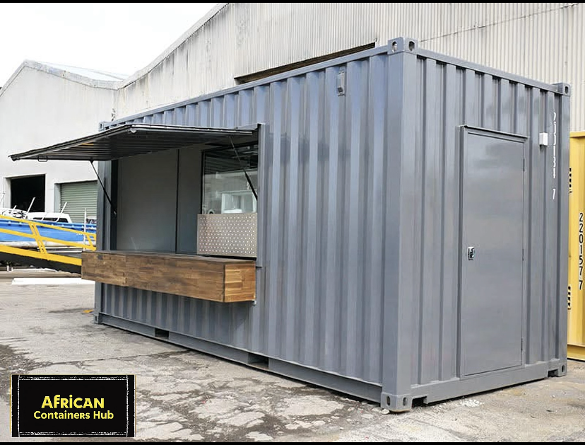 The Welcome Booth – Container Info & Ticket Kiosk — view 1