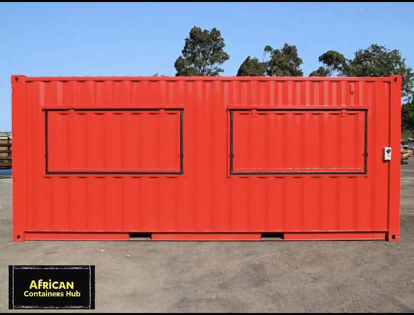 20ft Container – Colourbond Red Finish